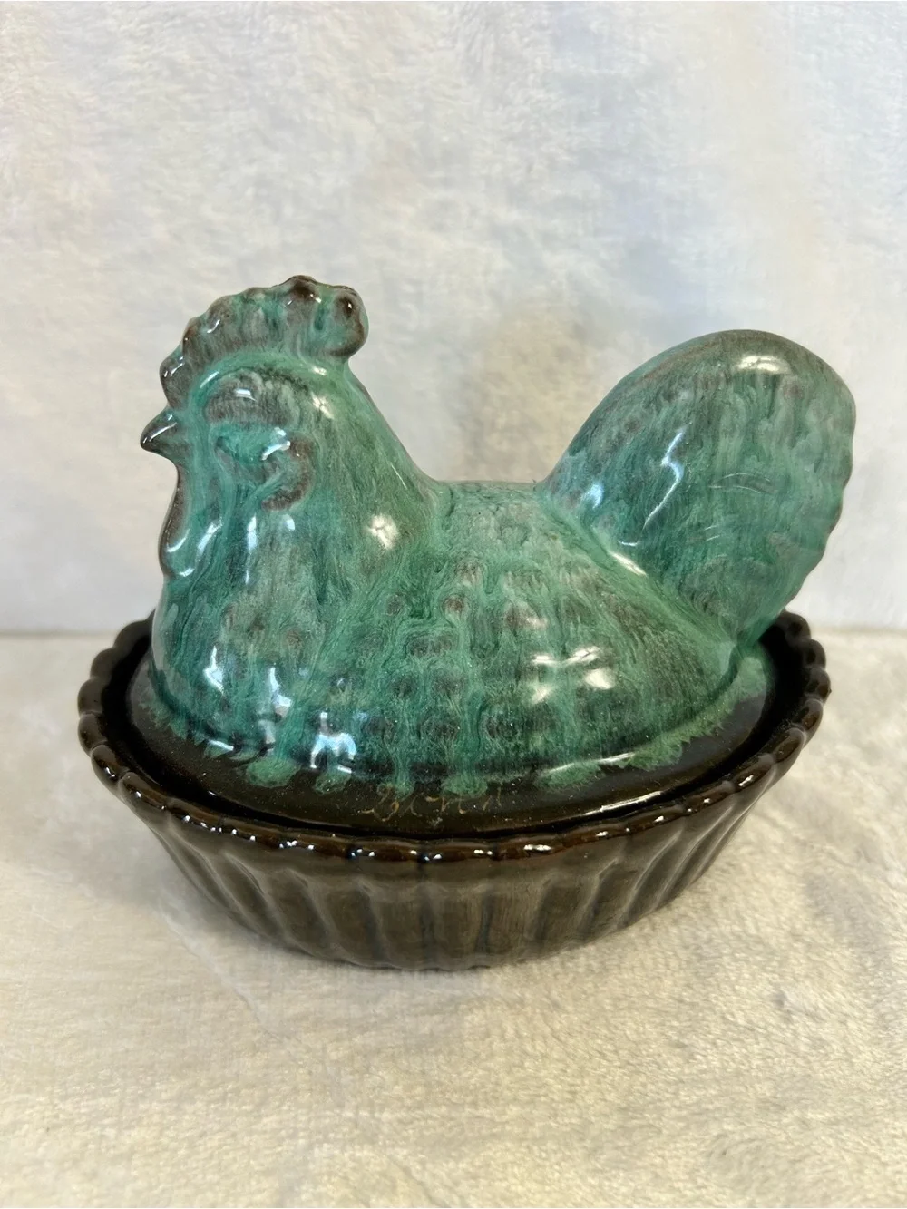 N/A green glazed